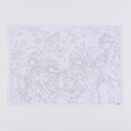 Picture for coloring by numbers "Geneshin. Happy memories ", 40 × 50 cm-4