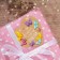 Packaging burlap with “from all heart” with postcards, 0.5 x 4 m