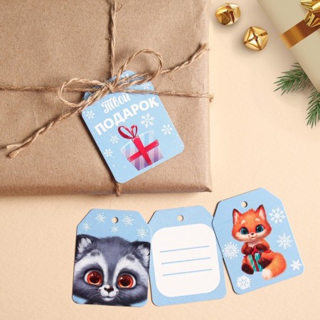 Schildik for a gift "Your Gift", a set of 6 pieces, 16 x 24 cm, New Year-3