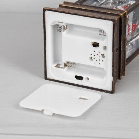 LED figure "Snowman and Penguin" 9 × 23 × 9 cm, plastic, AAX3 batteries (not in the kit), USB, glow warm white-2