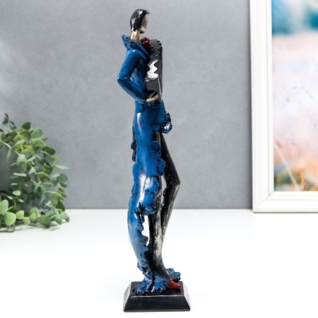 Souvenir Polystone "Retro musicians. Harmonist" 30x6.5x9 cm-3