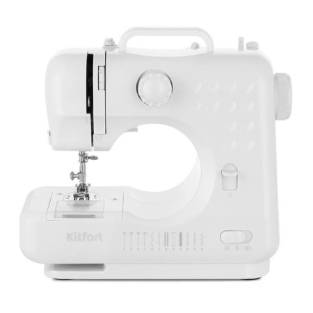 Sewing machine KitFort KT-6041, 7.2 W, 12 operations, semi-automatic, white-7