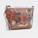 Lightning cosmetic bag, brown color
