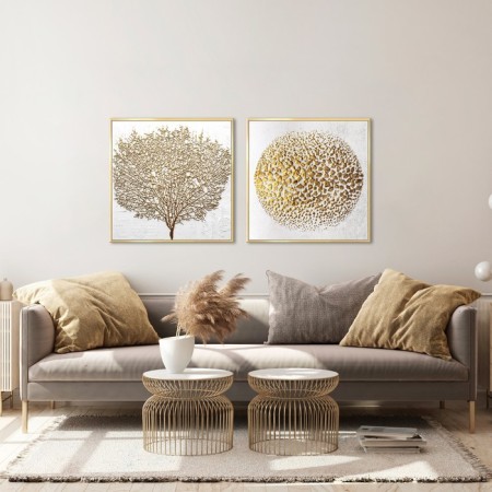 Reproduction of the painting "Golden Illusion", 50x50 cm, frame 20-005-5