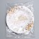 Disposable paper plate "Happy Birthday" gold, 18 cm