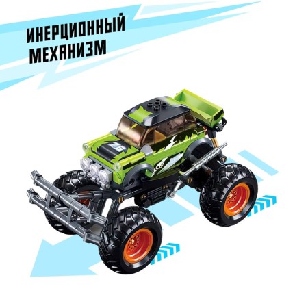 Designer SUV "Bigfoot" Sluban Mechano, Inertia, 264 parts, 6+-2