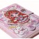 Gift notebook, A6, 100 sheets, color block, with a curly knife, PVC cover, "Anime", mix