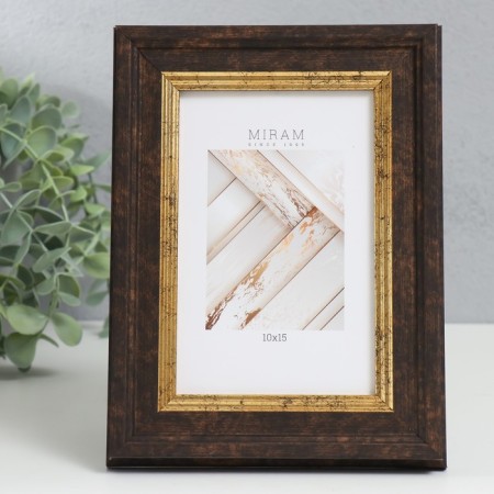 Photo frame Plastic "Mira" 10x15 cm, 653139-4 (plastic screen)