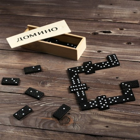 Domino board game “Real winner. First in everything ”, 28 knuckles, 18 +-3