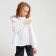 Blouse for girls minku color white, rr 122