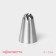 Konfinett confectionery “Closed rose”, d = 3 cm, exit 0.9 cm, stainless steel