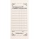 The self-digging "restaurant account" Calligrata, 97x200 mm, 2-layer, 50 copies, colored