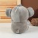 Soft toy "Koala" with a heart, 22 cm, color gray color