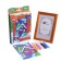 Set for creativity. Stained-glass picture and engraving-postcard "Helpers of Santa Claus"
