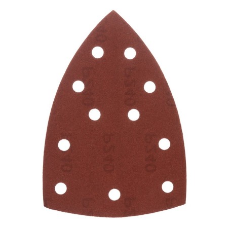 Triangle Abrasive Denzel 738667, on the thief. Submit, p 240, 150x150x100 mm, 5 pcs.