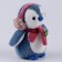 New Year's soft toy "Little Friend", penguin, blue color, for the New Year