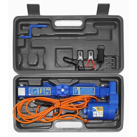 Rhombic jack Kraft KT850000, electric, 2 tons, 120-350 mm, case-1