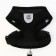 Drinking harness with a leash and reflective patch, m, ok 33, og 32-43, black