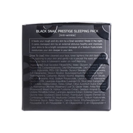 Facial mask Ayoume Black Snail Prestige Sleeping Pack, Night, 50 ml-1