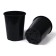 Pot for seedlings, for roses, 4 l, d = 18 cm, h = 21.5 cm, black, Greengo