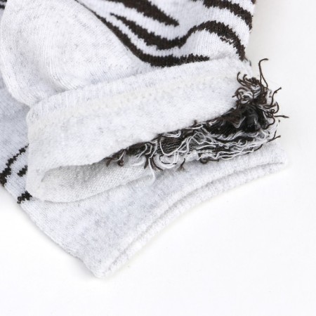 Women's socks, light gray/brown, size 25-3