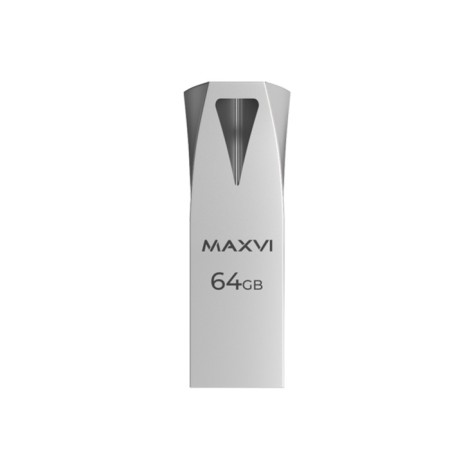 Flash drive maxvi MK2, 64 GB, USB2.0, th he is up to 25 MB/s, PBU up to 15 Mb/s, silver-2