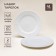 Set of porcelain plates SL Home "Vintage Frank", D = 27 cm, white color