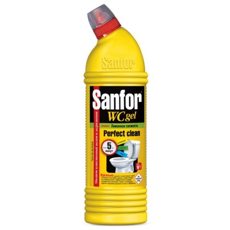 Sanitary and hygienic tool SanFor WS Gel "Lemon Freshness", 750 ml