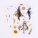 Creative notebook "The mysterious secrets" of Genshin with stickers and translated tattoos A5
