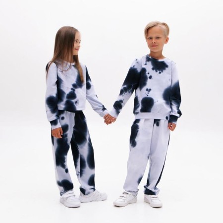 Kidsa (sweatshirt, trousers) minku: Casual Collection Blue color, rr 98