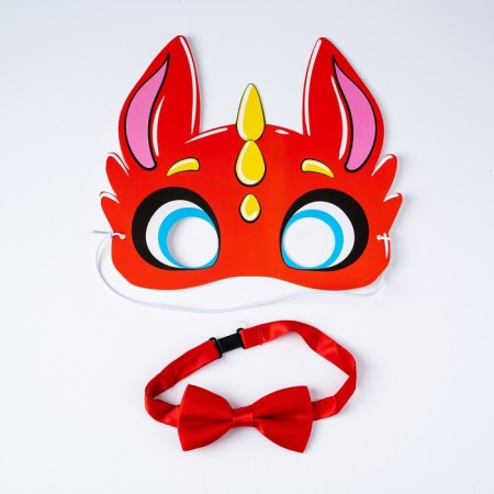 Carnival set "Luck" Dragon (mask+butterfly)-2