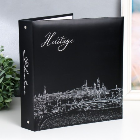 Photo album 50 "Magnetic" sheets "Heritage" 23x28cm, first 3-rings