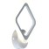 Wall lamp, rivoli amarantha LED 16 W Led 2750K-5850K