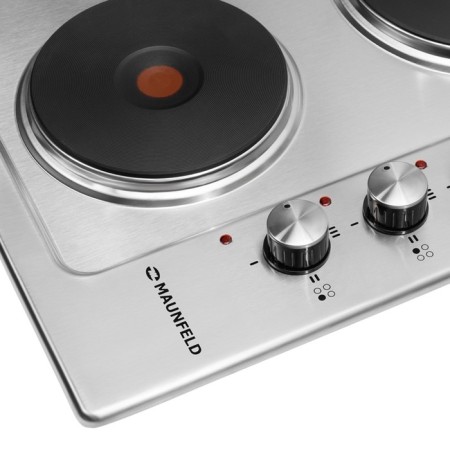 Maunfeld eehs.64.4s hobing surface, electric, 4 burners, silver-3