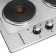 Maunfeld eehs.64.4s hobing surface, electric, 4 burners, silver