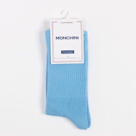 Women's socks, blue color, size 35-37-4