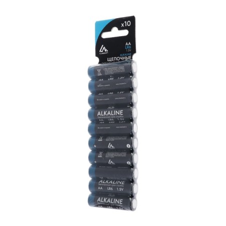 Alkalin battery (alkaline) Luazon, AA, LR6, blister, 10 pcs-3