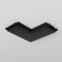 Radity angular power contector, black