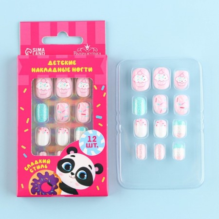 Baby overhead nails "Sweet style", 12 pcs-1