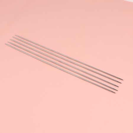 Knitting knitting needles, stitching, d = 2 mm, 24 cm, 5 pcs