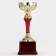 Cup 133b, award figure, gold, plastic stand, 22 × 8.5 × 8.2 cm.