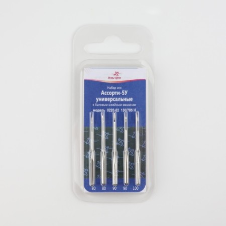 Needles for household sewing machines, universal, No. 80-100, 5 pcs-3