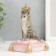 Souvenir Polystone "Cat-Emperor on the pillow" 10x6.5x7 cm