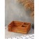 Stand - ADELICA napkin, 21.5 × 15 × 7.5 cm, oak