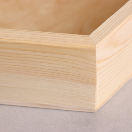 Kashpo wooden, six 28x24.5x5cm-2