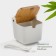 Porcelain Bank for bulk products with a spoon Bellatenero, 280 ml, white color