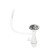 Kitchen sink "Vladiks", cut, with a siphon, 57x45 cm, left, stainless steel 0.6 mm