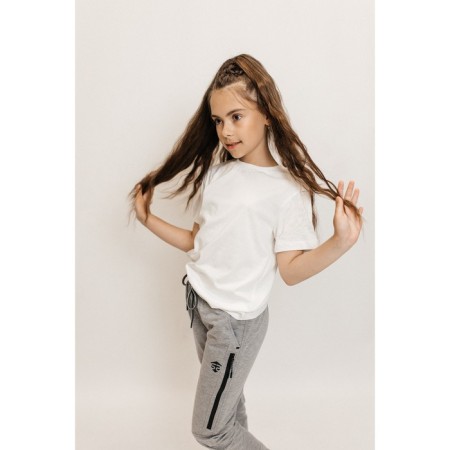 Брюки спортивные для девочек Isee, рост 152-164 см, цвет серый-2