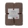 Texrepublic blanket, size 150x200 cm, brown color