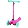 Graffiti scooter, Light wheels PU 110/75 mm, Abec 7, pink color